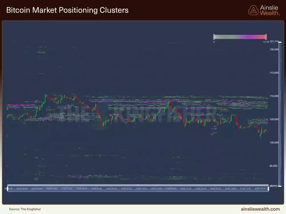 Bitcoin Market Positioning Clusters - June 2025 Bitcoin Market Positioning Clusters - June 2025